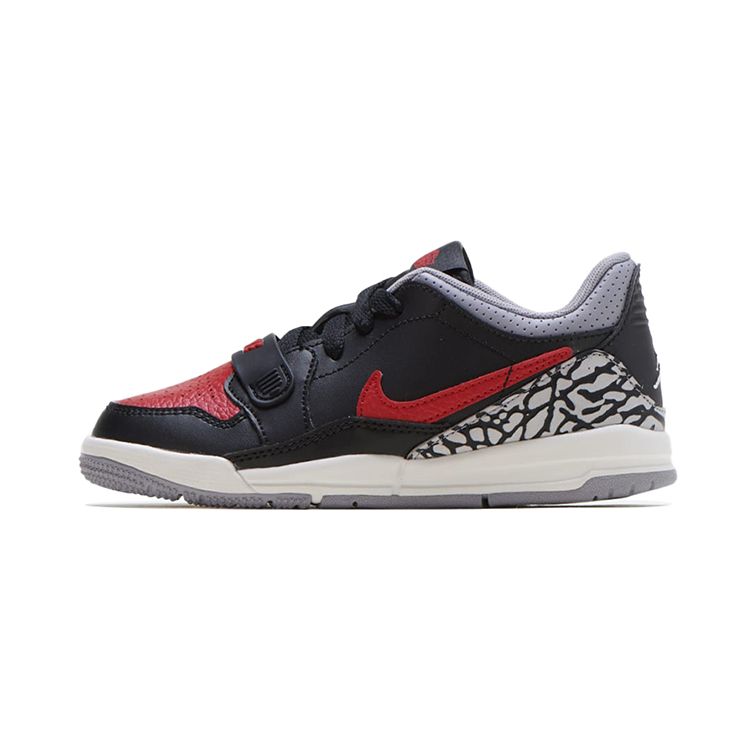 

Детские кроссовки Air Jordan Jordan Legacy 312 Low PS Bred Cement черные CD9055-006