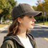 Yousheng Stickerei Sonnenmuster Baseballkappe, Verstellbare Hintere Schnalle Retro Used-Look Baseballkappe, Gewaschenes Baumwollgewebe Outdoor Sonnenschutzkappe