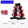Webu Commercial Captain America PU Coated Fixed Dumbbell Set