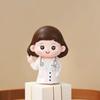 Simple Cartoon Doctor Nurse Figurine Handmade Cute Doctor Model DlY Landscaping Nurse Baking Cake Ornaments Home Decor