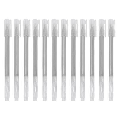 12 Pcs Highlighter Pastel Light Fast Water Fast Colored Hand Drawn Note Taking MarkerSilver