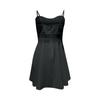 Fashionable Women's Sleeveless Hollow Waist Lace Stitching Sling Sexy Dress