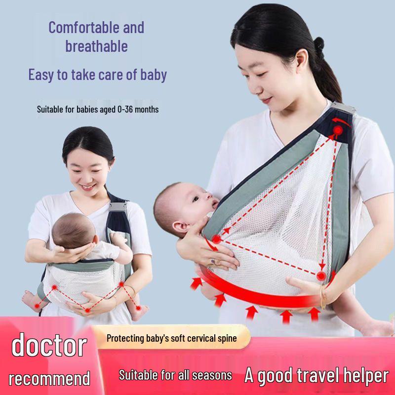 Yeni Doğanlar için Basitleştirilmiş Bebek Slingi Wrap & Kalça Destekli Taşıyıcı: Bebek Taşıma Temel