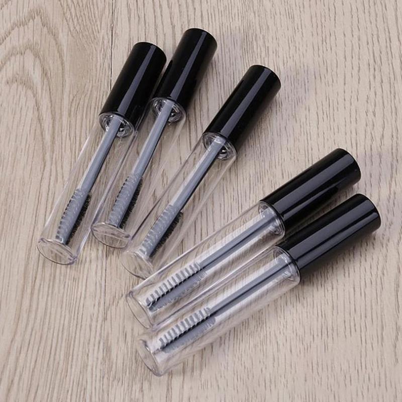Tubi Vuoti Opachi per Mascara da 10 ml Trucco Ciglia Bottiglia Ricaricabile Tappo Bianco Contenitori per Confezionamento Cosmetico Tubi per Crema Sopracciglia
