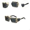Men Square Sunglasses Sun Glasses Steampunk Modern Portable Retro Style Eyewear Trendy Eyeglasses
