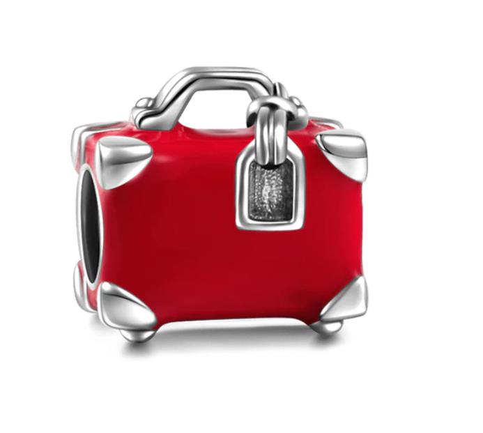 New 925 Silver Charm Bracelet DIY Women Jewelry Fashion Shopping Series Perfume High Heels Camera Bag Bead Fit Original