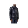 Polo Ralph Lauren Solid Color Shiny Stand Collar Zipper Long Sleeve Cotton Jacket Men Jackets Dark-Blue 710877572-001