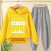 Spring Autumn  New York BrookLyn Letter Print 2pcs Hoodie+Pants Tracksuits 3-13 Years Boys Girls Streetwears Children Clothes