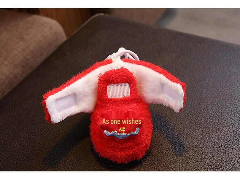 Velvet-Lined Non-Slip Red Baby Snow Boots: Sizes 0-1 Year, Thickened for Autumn/Winter
