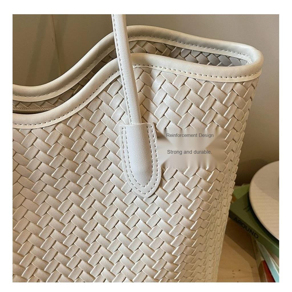 Tote Bag Women PU Woven Daily