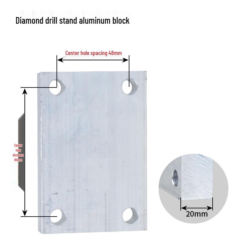 Diamond Drill Rig Bracket Accessories: Lifting Body, Plastic Rear Cover, Aluminum Cover Plate, Friction Pad, Sliding Box, Plastic Gasket, Roller.
