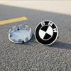 UIDM1 2023 New 7Pcs Front Hood Emblem For BMW 50th Anniversary Logo 82mm+Rear Badge 74mm+Wheel HubCap 68mm+Steering Wheel Sticker 45mm