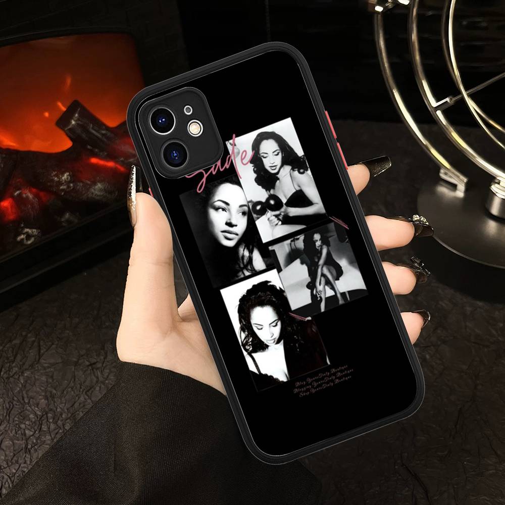 Singer Sade Adu Phone Case For IPhone 13 12 X XS MAX Pro Max 16 15 11 14 Pro Max Shockproof Matte Cover