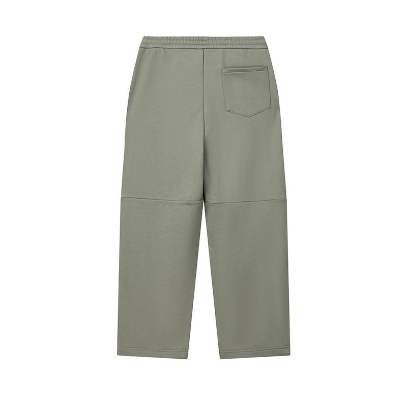 FILA Milano Series Fashionable Classic Retro Casual Comfortable Cotton Knitted Sports Pants Men bottoms Green Khaki F11M625622FLK