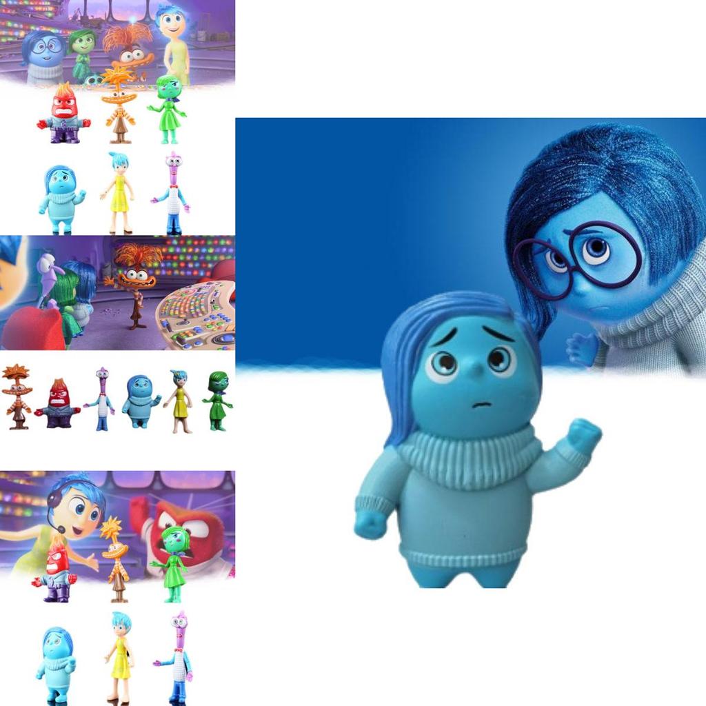 Niedliche Cartoon Kluges Team Actionfiguren Spielzeug Modellauto Deko Ornament Pvc DIY Ausstellung