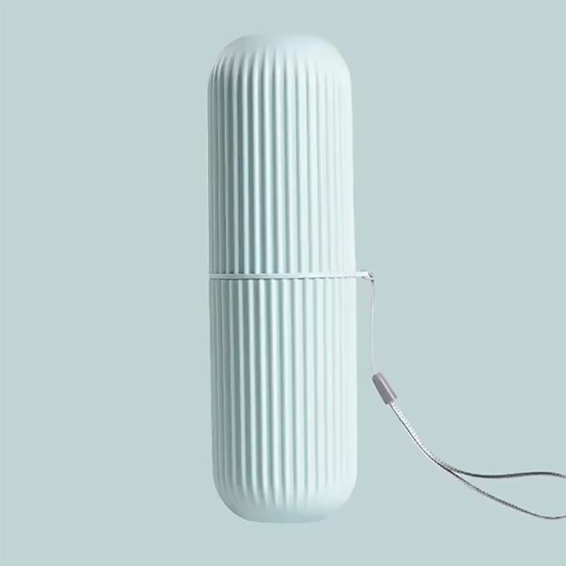 1pc Portable Toothbrush Cup Bathroom Toothpaste Holder Storage Case Box Organizer Travel Toiletries Storage Cup New Creative