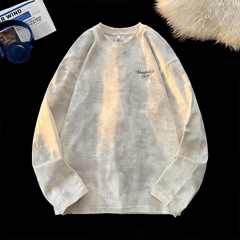 VUUG Men's American Loose Fit Long Sleeve T-Shirt