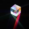 Sun Catcher Colorful Glass Cube Prism Funny Optical Dispersion Prism  Science Learning Toys