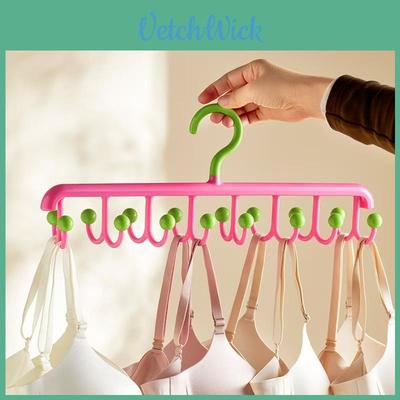Ushaped Multi Hook Rack With 360 Degree Rotation For Clothing And Accessories