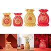 Bag Shaped Flower Vase Decorative Sculpture for Living Room Centerpiece