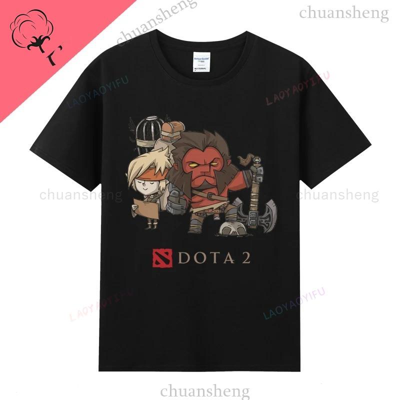 T-shirts Dota 2 T-shirt Imprimé Héros de Jeu Haut Fiend de l'Ombre Pudge Hache Slardar Sven Roi Spectre Cent Phoenix Vêtements Unisexes