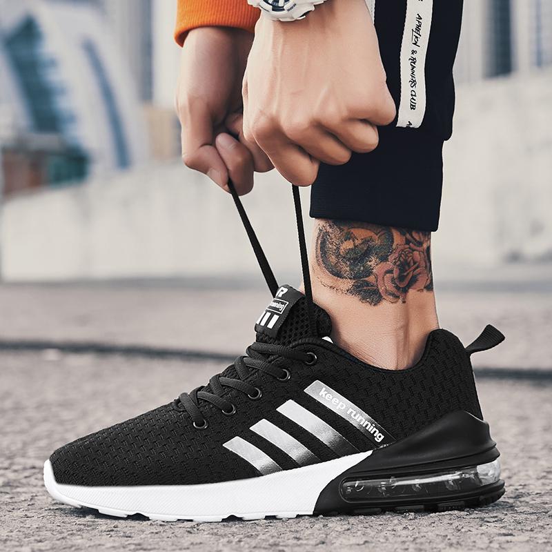 Newest 2022 Spring Men'S Sneakers Shoes For Men Breathable Lightweight Air Cushion Running Shoes Male Comfortable Athletic Training