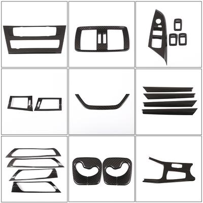 For BMW X3 X4 F25 F26 2011-17 ABS Carbon Fiber Interior Center Control Panel Air Conditioner Air Vent Frame Trim Car Accessories