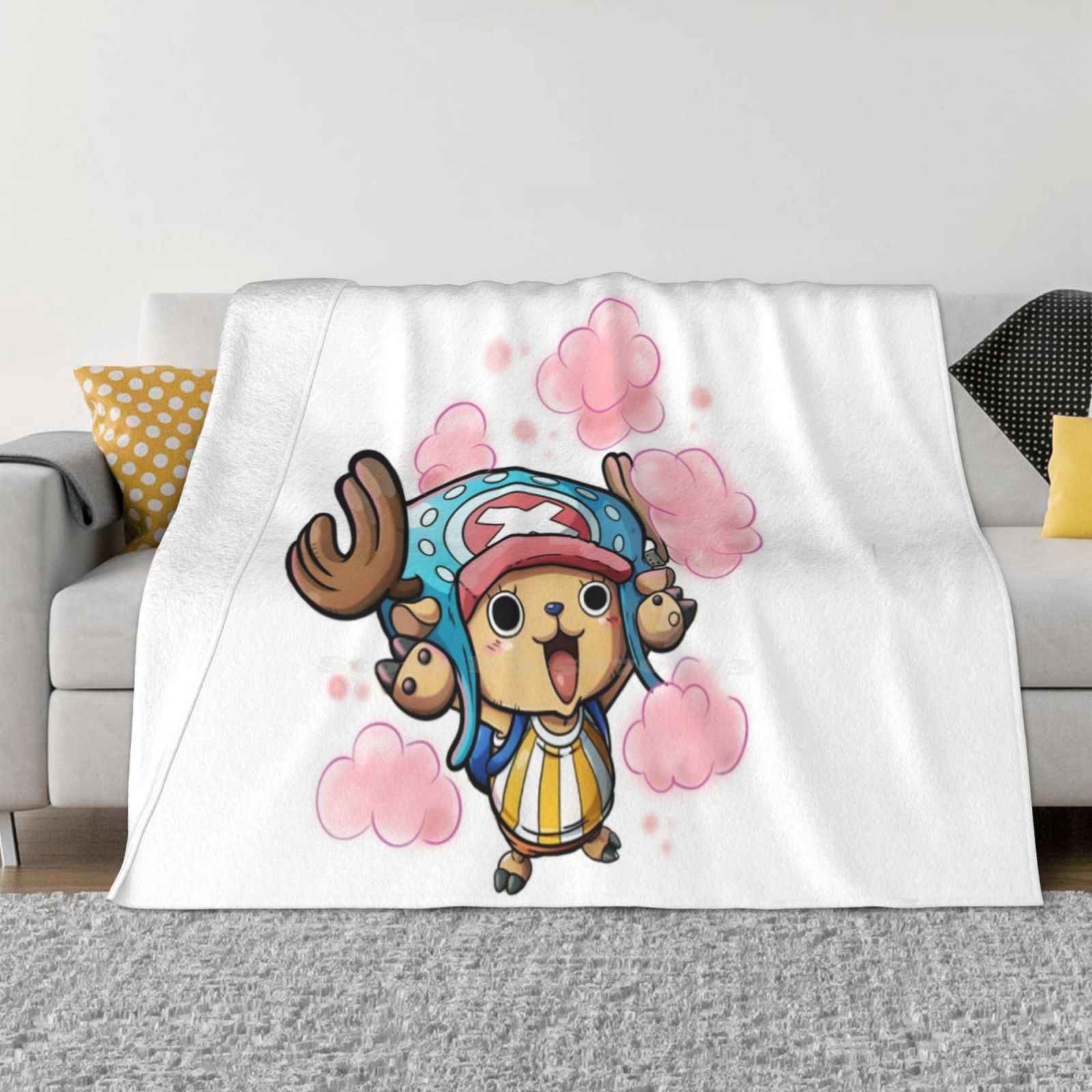 

Chopper Fashion Soft Warm Flannel Blanket Anime Manga Tonytonychopper Mugiwara Nakama Strawhat Cappello Di Paglia Luffy Zoro 30x40in