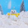 Christmas Snow Scene Christmas Snowman Cute Resin Handicraft Home Decoration Small Ornament