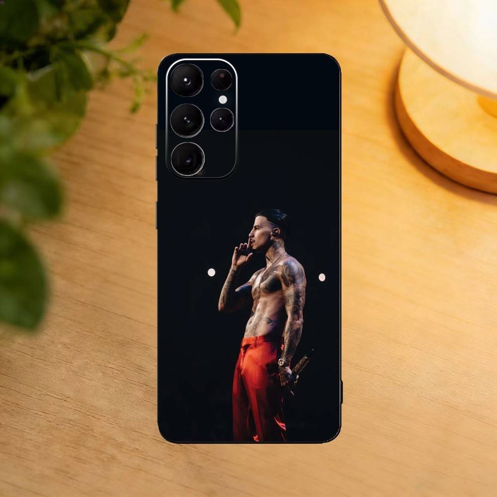 Rauw Alejandro Phone Case For Samsung S25,S24,S21,S22,S23,S30,Ultra,S20,Plus,Fe,Lite Black Shell