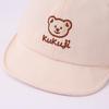 Cute Bear Baby Baseball Cap Breathable Mesh Thin Infant Boy Girl Peaked Cap Summer Soft Brim Cotton Toddler Snapback Sun Hats