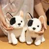 Cute Simulation French Bulldog Doll Plush Toy Puppy Dog Doll Child Companionship Soothing Doll