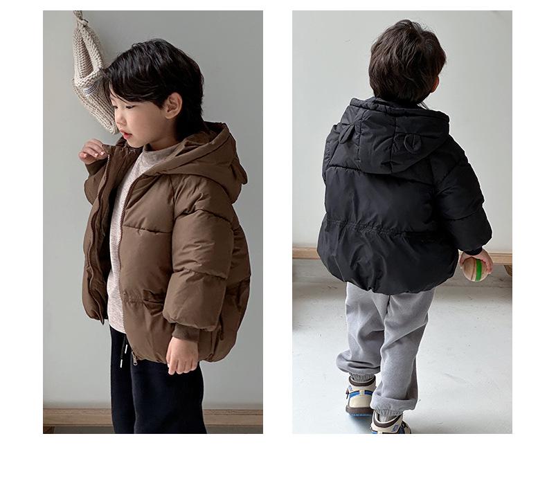 2025 Children's Cotton-Padded Jacket: Autumn/Winter Korean Style for Small To Medium Boys and Girls