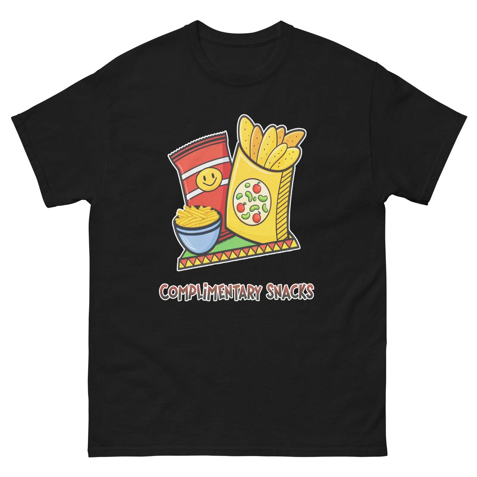 Complimentary Snacks Hotel Item Travel Motel T-Shirt 2XL