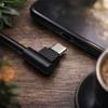 Qoltec Kabel USB typ C męski | USB 2.0 A męski | 1m