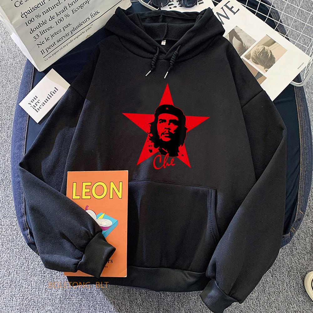 

Che Guevara Graphic Printing Hoodies Long Sleeve Winter Sudadera Mujer Women/Men Casual Hooded Sweatshirt Streetwear Comfortable 3XL