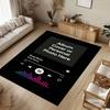Custom Song Display Rug with Album Art Song Title&Artist Name – Personalized Spotify Style Carpet Perfect Gift for Music Lovers