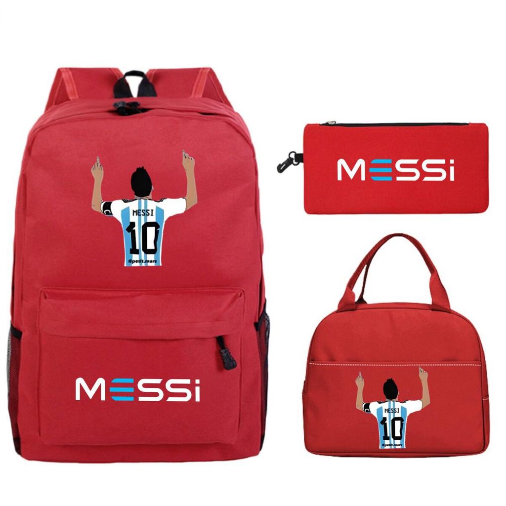 Football Printed Student Backpack Multifunctional Usb Interface Large Capacity Leisure Travel Backpack