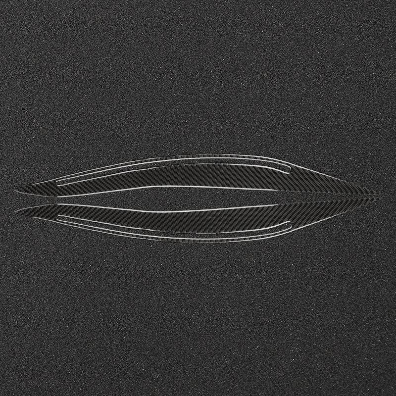 Front Headlights Eyebrows Eyelids Trim Cover Moulding Sticker for BMW 5 Series F10 F11 2014-2017 / 2011-2013 Car