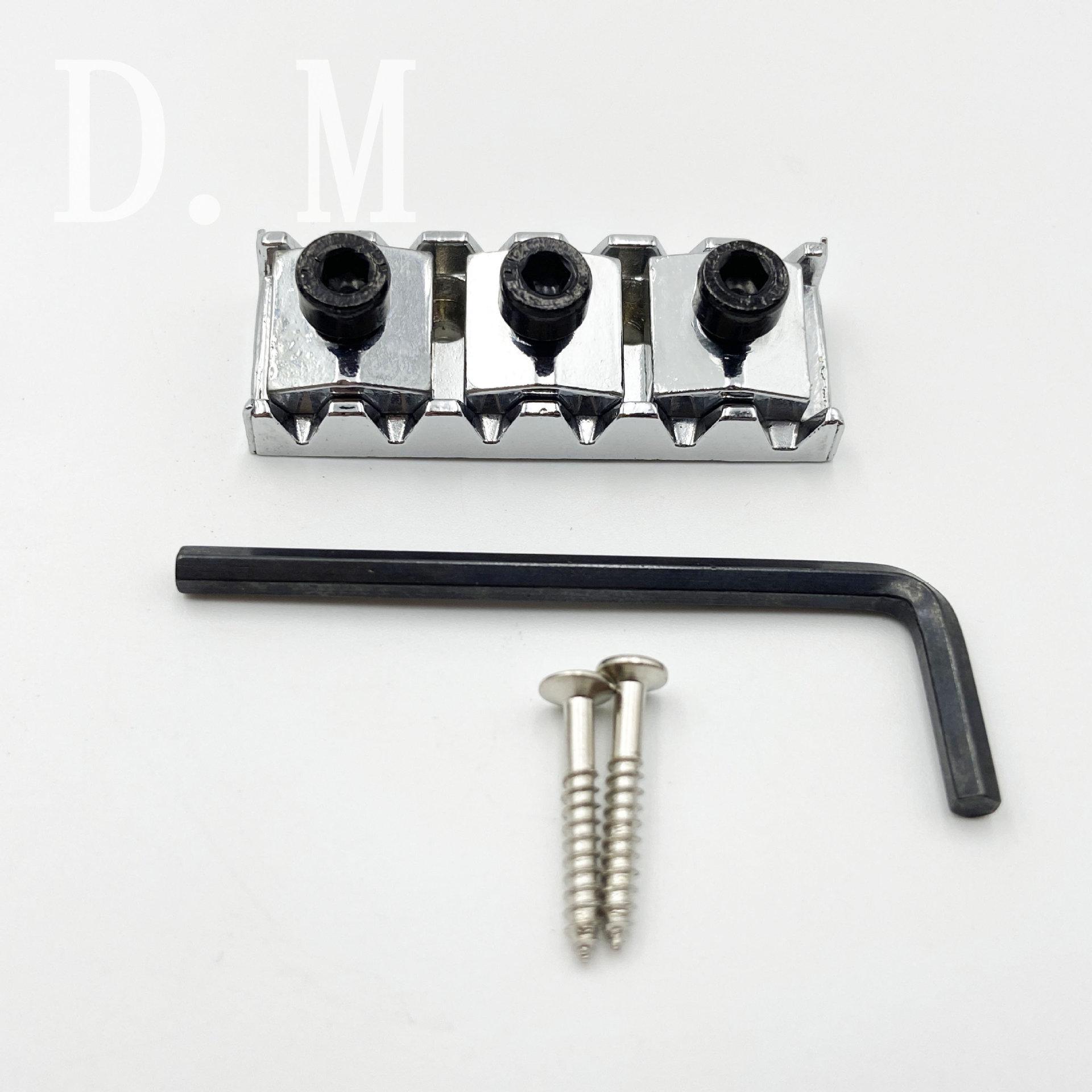 

Electric Guitar Double Rock Up-String Locking Nut with Saddle String Locker and Wrench (42mm/43mm)