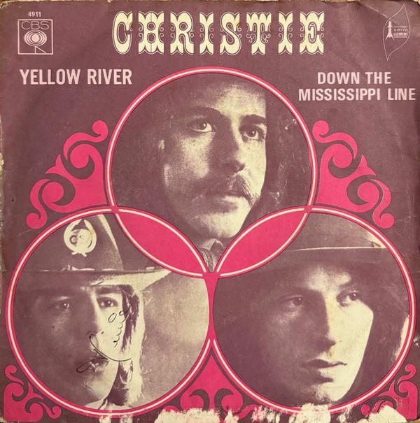 

7-дюймовая пластинка CHRISTIE Yellow River 4911 CBS 1970 Франция Рок Б/у