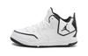 Zapatillas de Baloncesto para Niños Courtside 23 Transpirables y Duraderas de Caña Media Negro Blanco Niños de 3 a 7 Años AQ7734-100