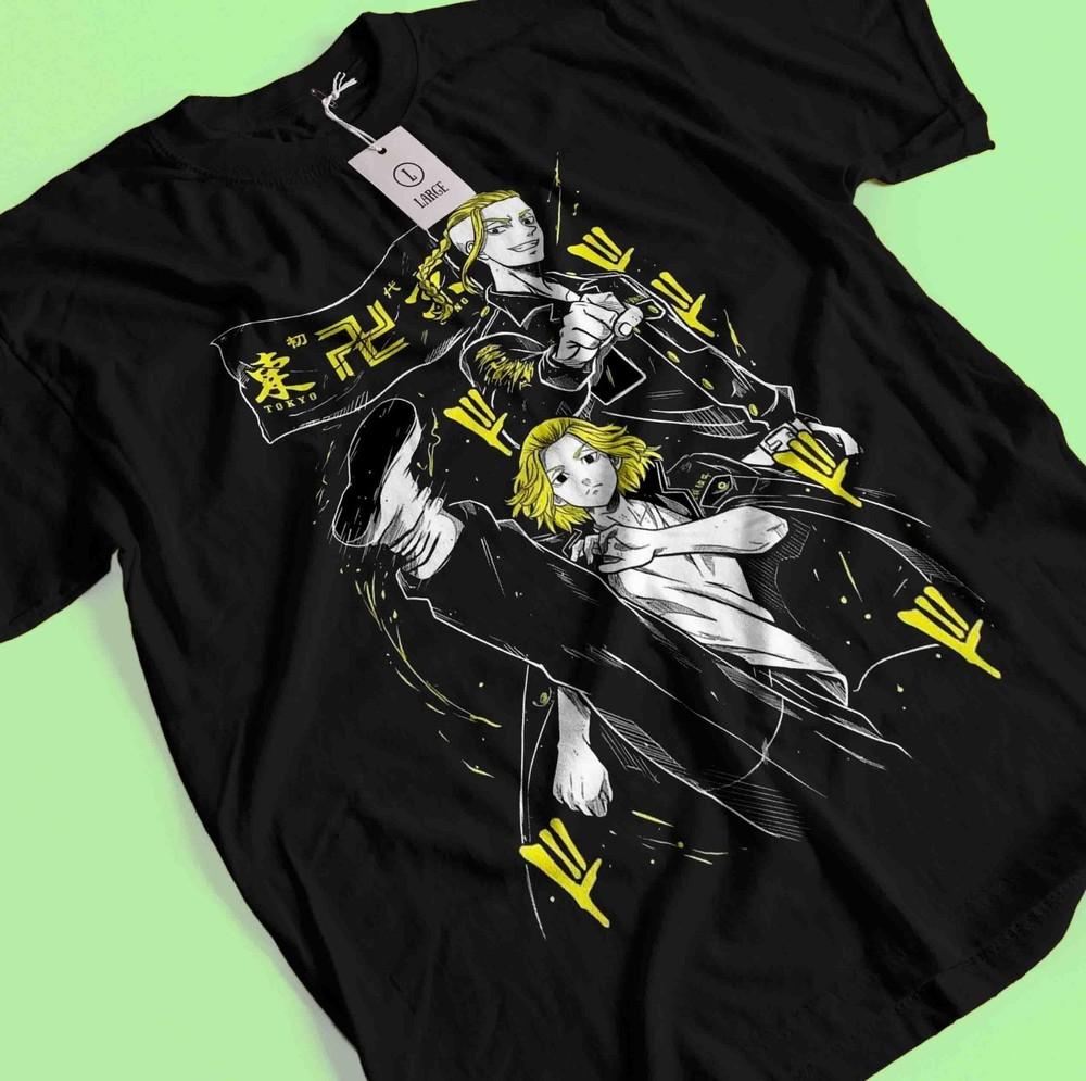 

Футболка Tokyo Revengers Футболка Мандзиро Сано Футболка Такэмичи Ханагаки Футболка Кен Хаккай 3XL