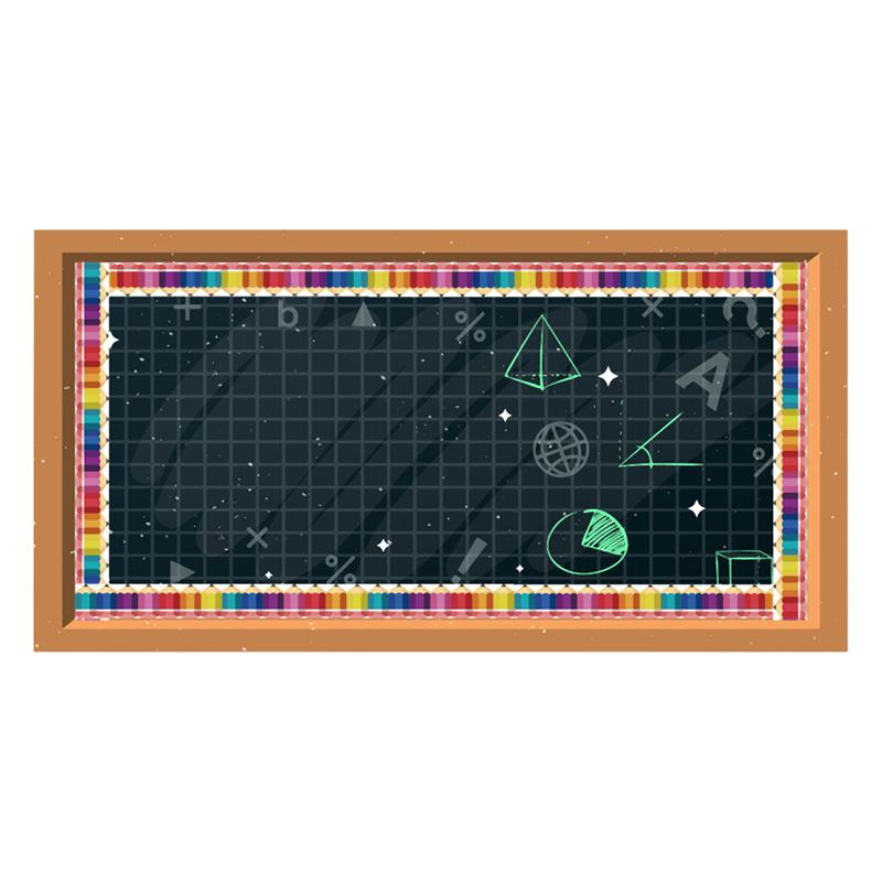 Bulletin Borders Stickers Pencils Border Trim 65.6Ft Back-To-School Decoration Borders designed for Black Board Trim Decoration