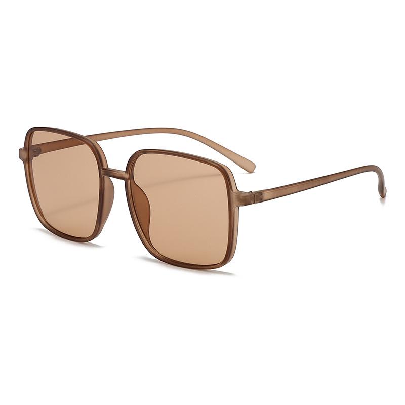 Trendy Unisex Square Frame Sunglasses: Stylish & Versatile Sun Protection