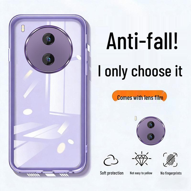 

Compatible vivoy600pro Phone Case with Built-in Lens Film, Anti-Drop, Full Lens Coverage V2561A vivo Y600Pro