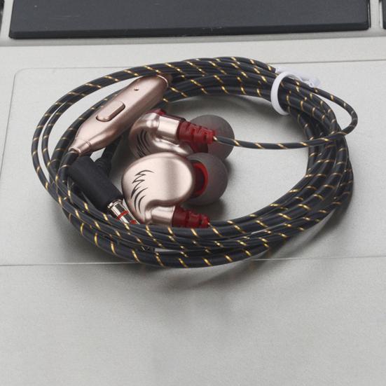 V11 Wired Earphone In-ear Mega Bass 3.5mm Sports Stereo Gaming Earbud with Microphone for Outdoor