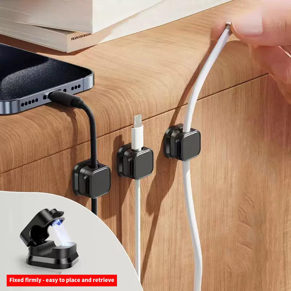 20PCS/10PCS/5PCS magnetic cable clamp cable organizer anti slip is a practical tool for fixing charging cables in offices, homes