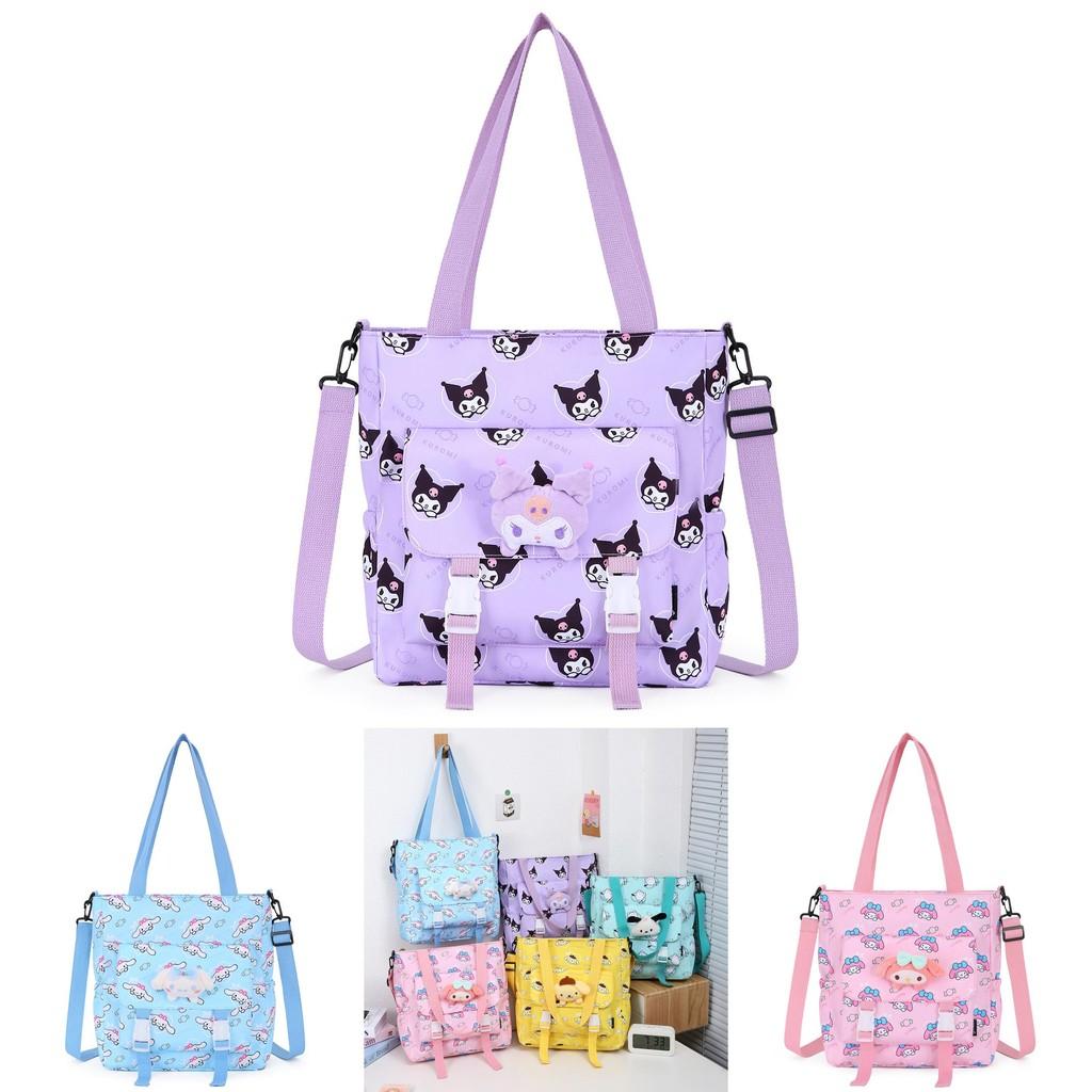 Cute And Colorful Student Tote Bag Large Capacity Cartoon School Bag For Girls