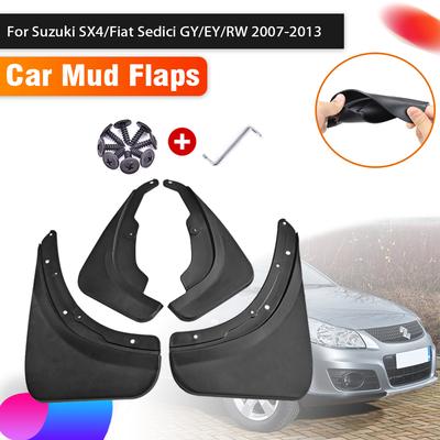 4x garde-boue de voiture pour Suzuki SX4 Neo Baleno Fiat Sedici GY EY RW 2007 ~ 2013 garde-boue automatique garde-boue garde-boue voiture